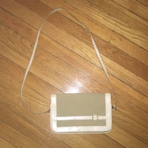 Tan canvas pocketbook